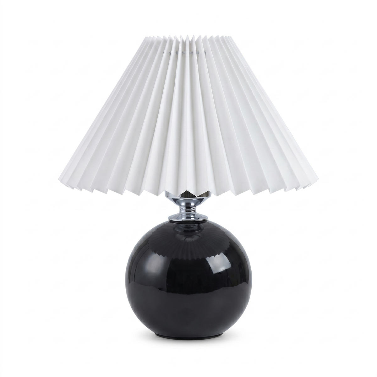 Carezza Pleated Ceramic Table Lamp