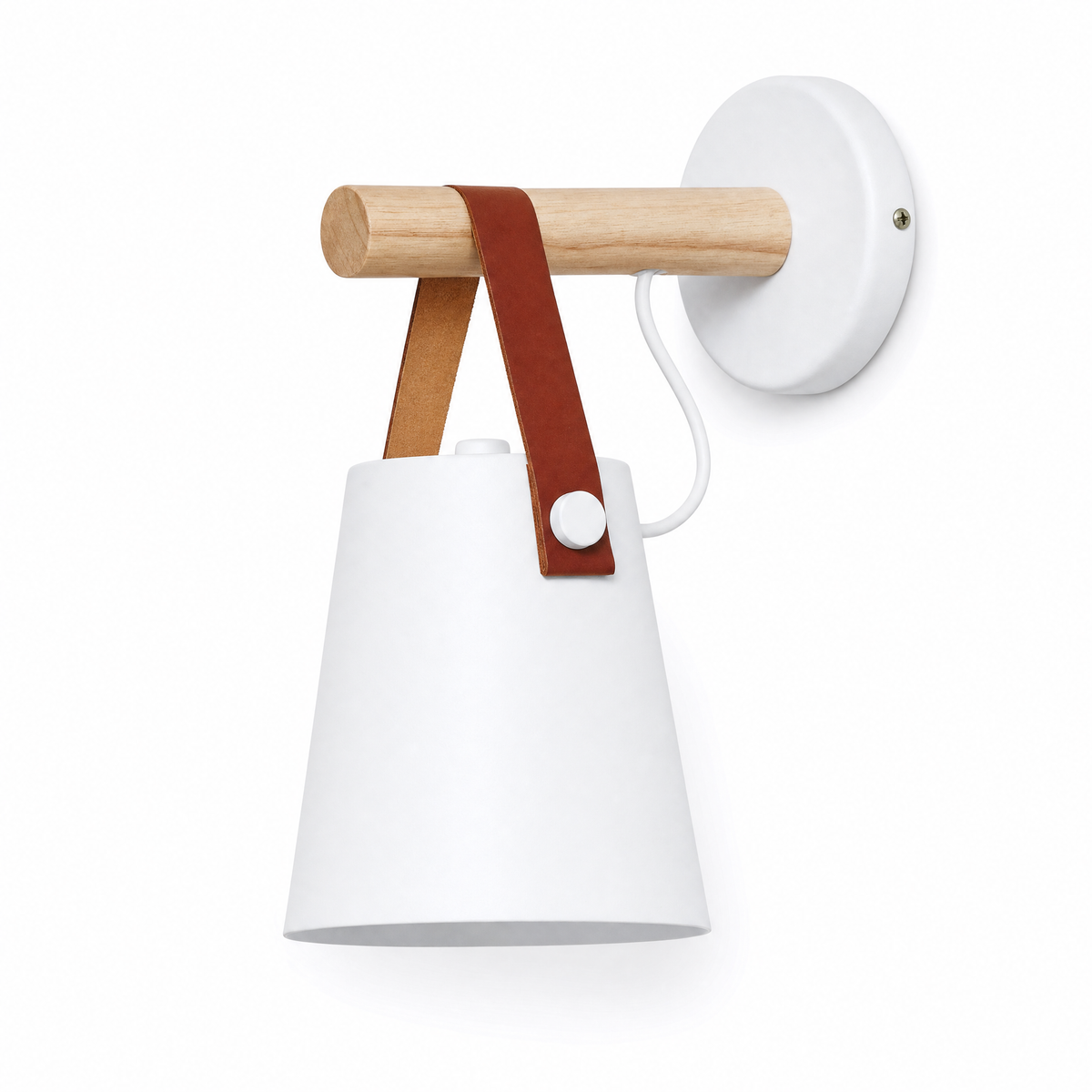 Sella Leather Strap Wall Sconce