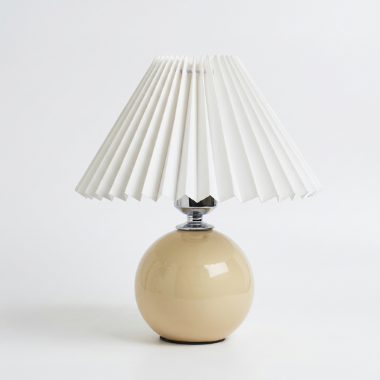 
Carezza Pleated Ceramic Table Lamp