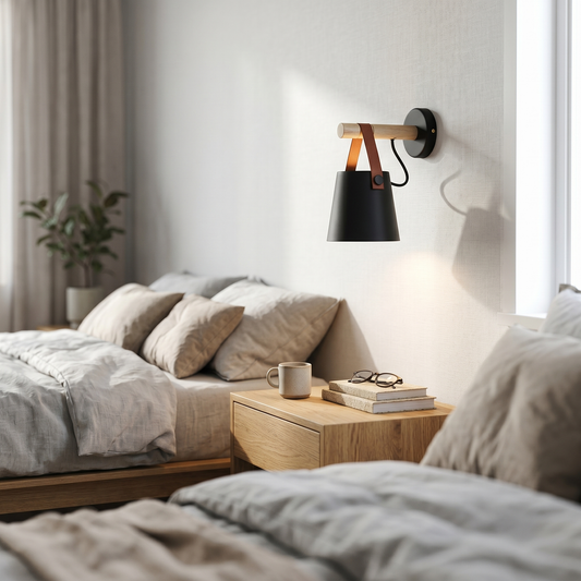 
Sella Leather Strap Wall Sconce